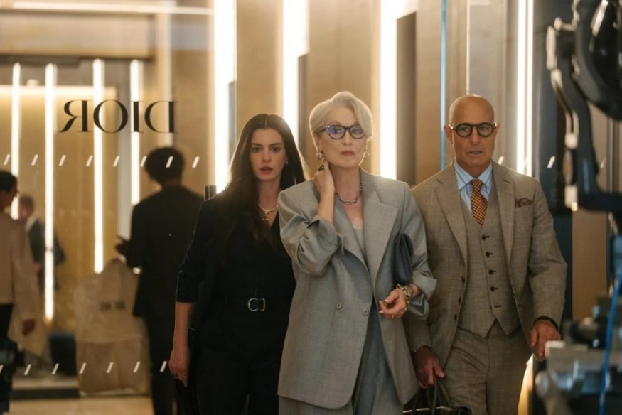 Anne Hathaway iestājās pret pārlieku tievām modelēm filmas The Devil Wears Prada 2 uzņemšanas laikā