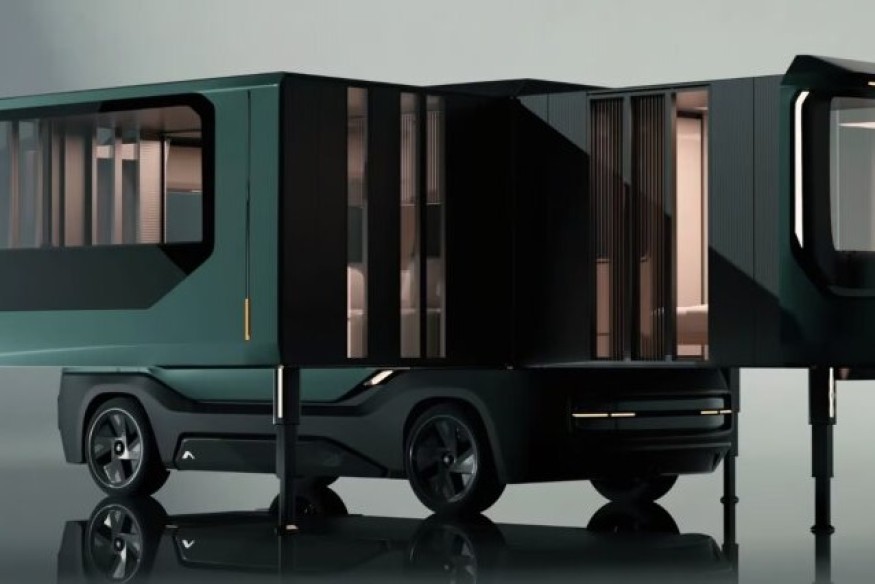 Недалекое будущее - фургон превращается в элитную квартиру